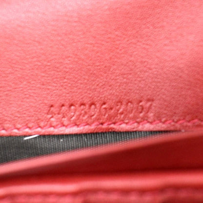 GUCCI Microguccissima GG Leather Long Wallet 449396 Red