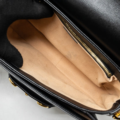 Gucci Horsebit 1955 Shoulder Bag Leather Black