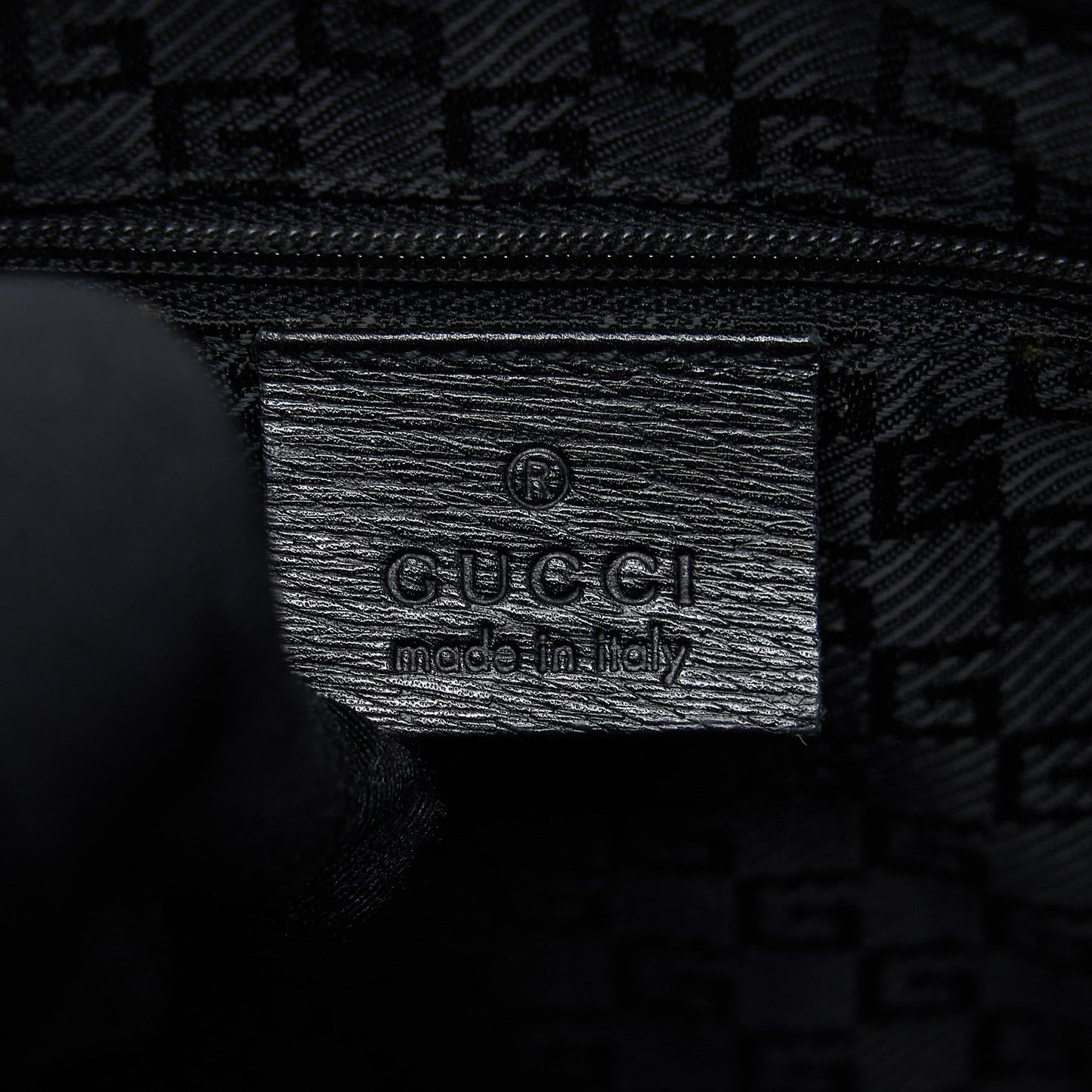 Gucci Vintage Jackie With Bamboo Handle Black