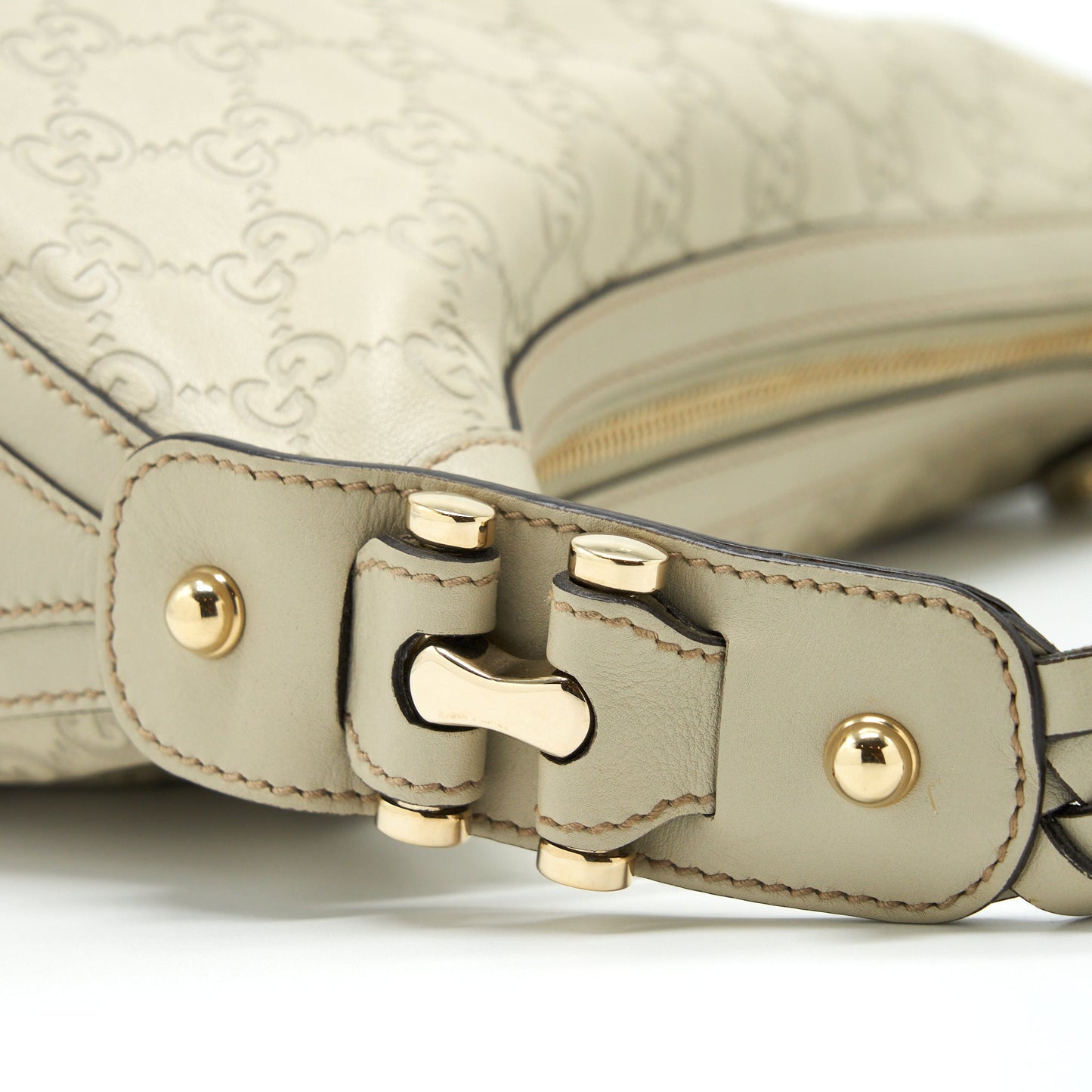 Gucci GG supreme Print Bag Light Grey