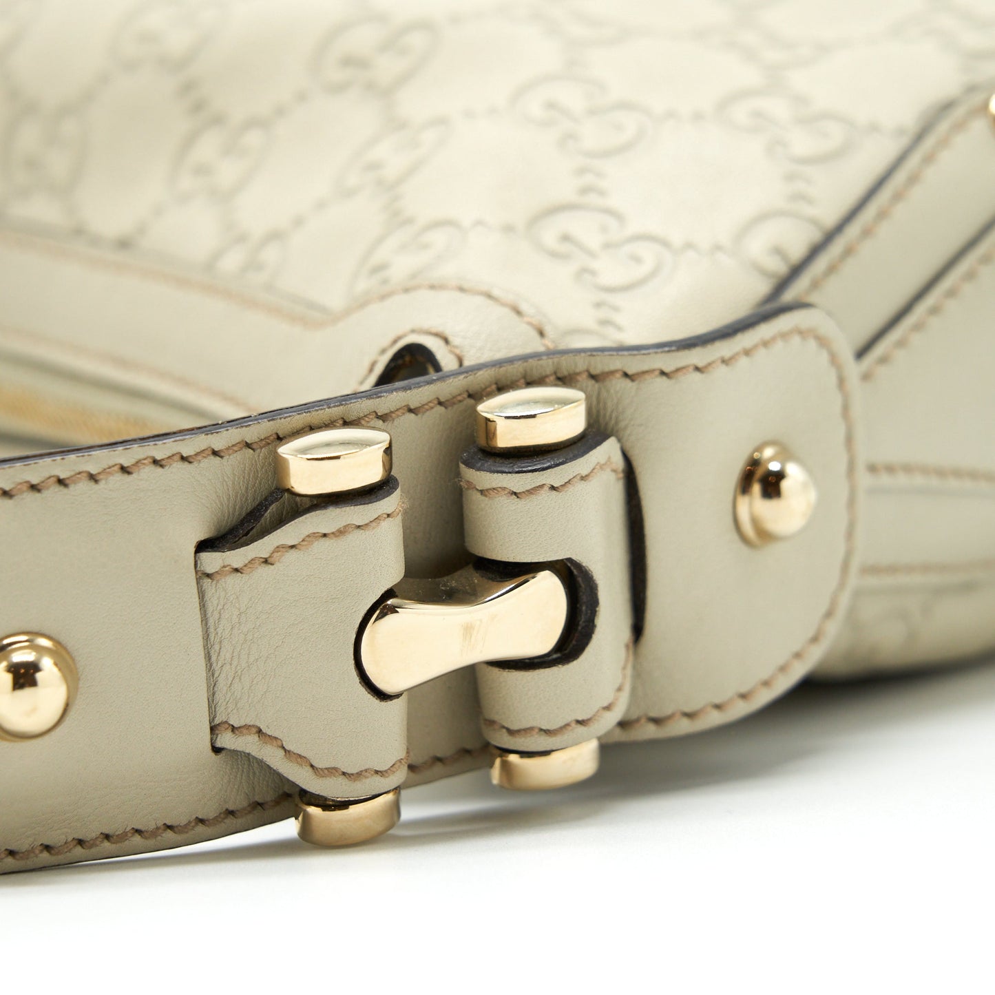 Gucci GG supreme Print Bag Light Grey