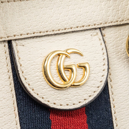 Gucci Ophidia Small Tote Bag Calfskin White/ Multicolour