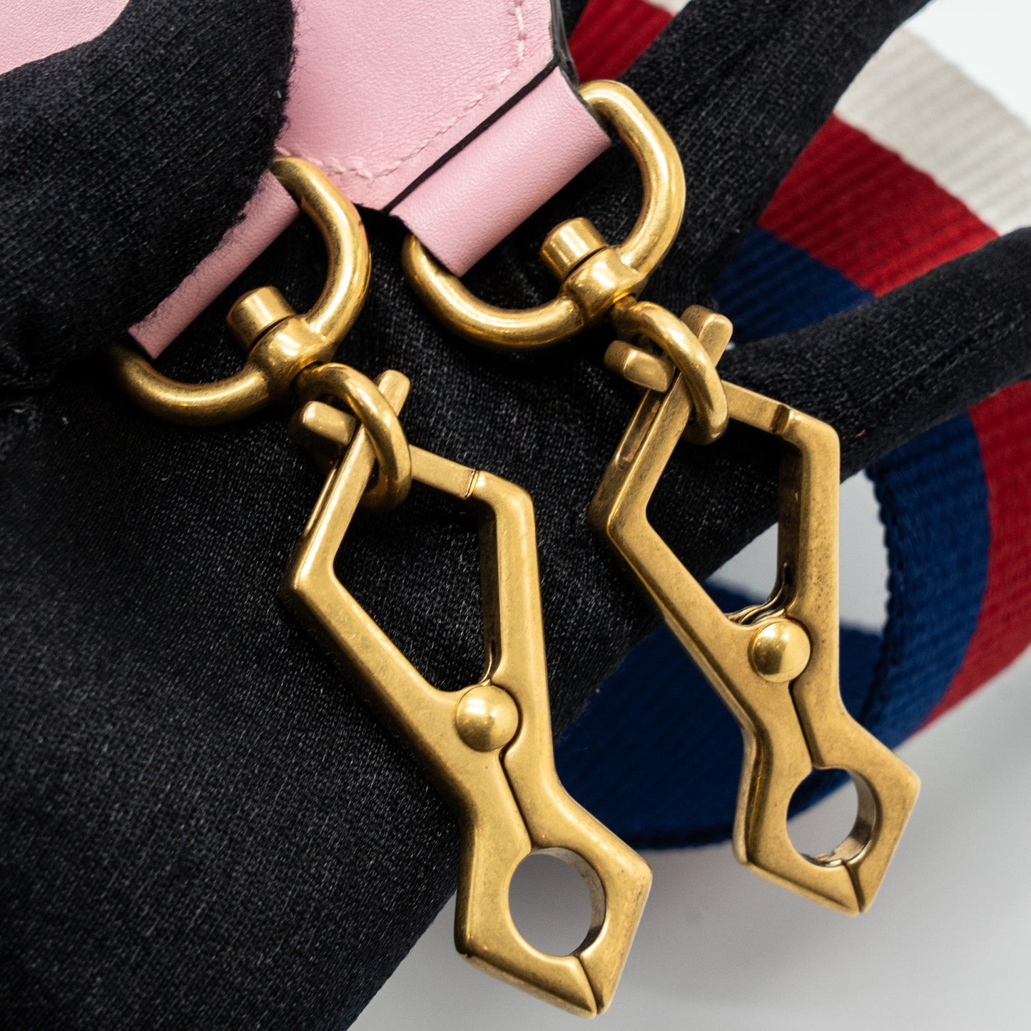 Gucci queen Margaret top handle bag calfskin multicolor
