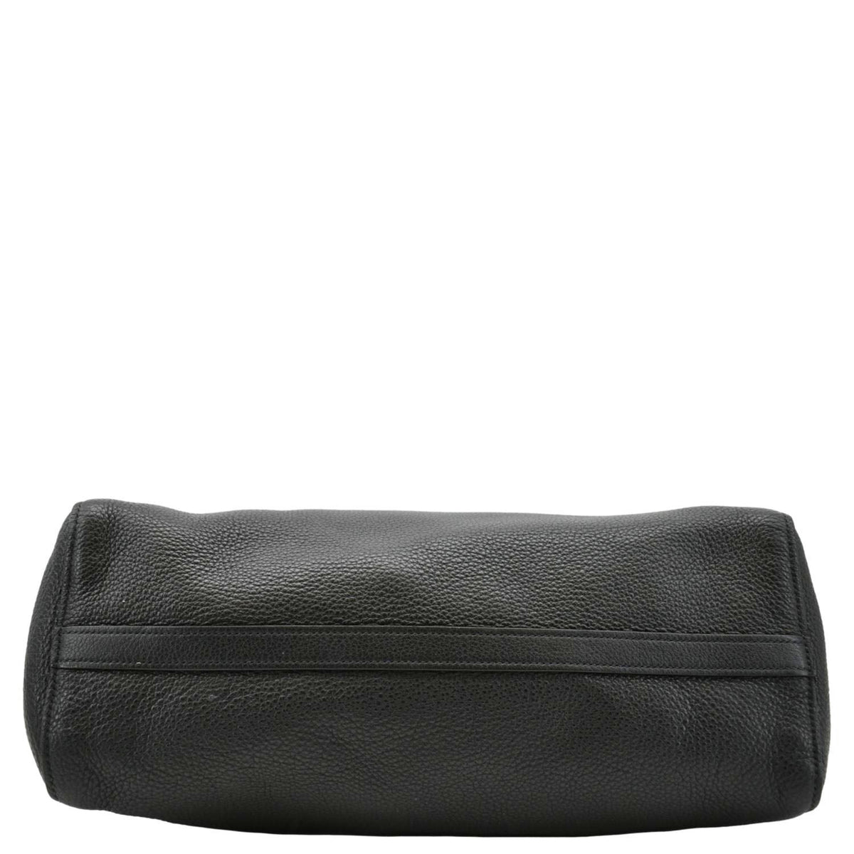 PRADA Vitello Daino Large Leather Tote Bag Black