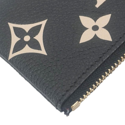 LOUIS VUITTON Monogram Empreinte Leather Key Pouch Black