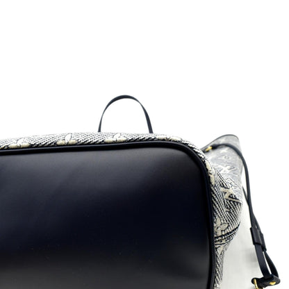 LOUIS VUITTON Neverfull MM Autres Toiles Monogram Canvas Tote Bag Metallic Chrome