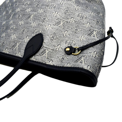 LOUIS VUITTON Neverfull MM Autres Toiles Monogram Canvas Tote Bag Metallic Chrome
