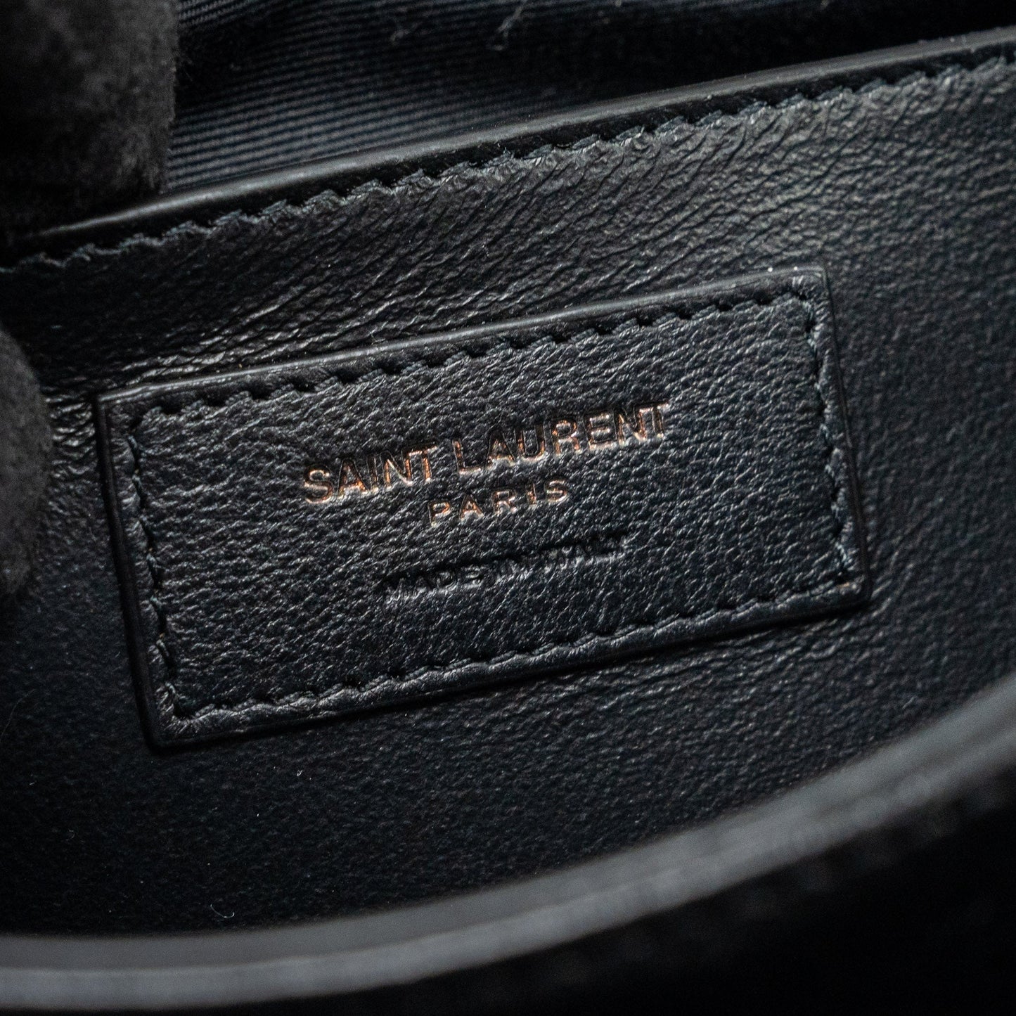 Saint Laurent Niki Baby leather black SHW