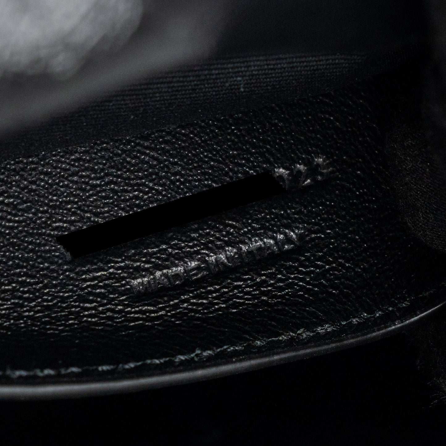 Saint Laurent Niki Baby leather black SHW