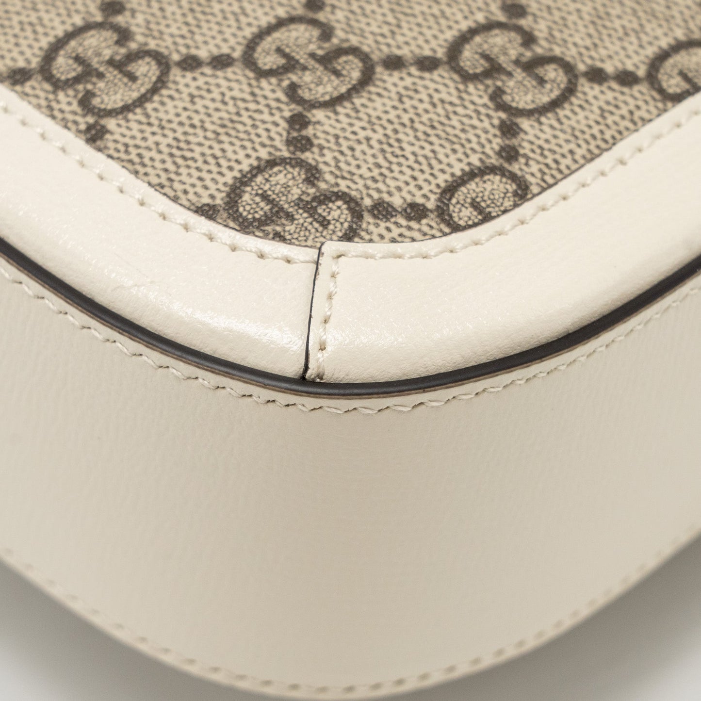 Gucci Mini Horsebit 1955 Bag GG Supreme Canvas/Leather White/Multicolour