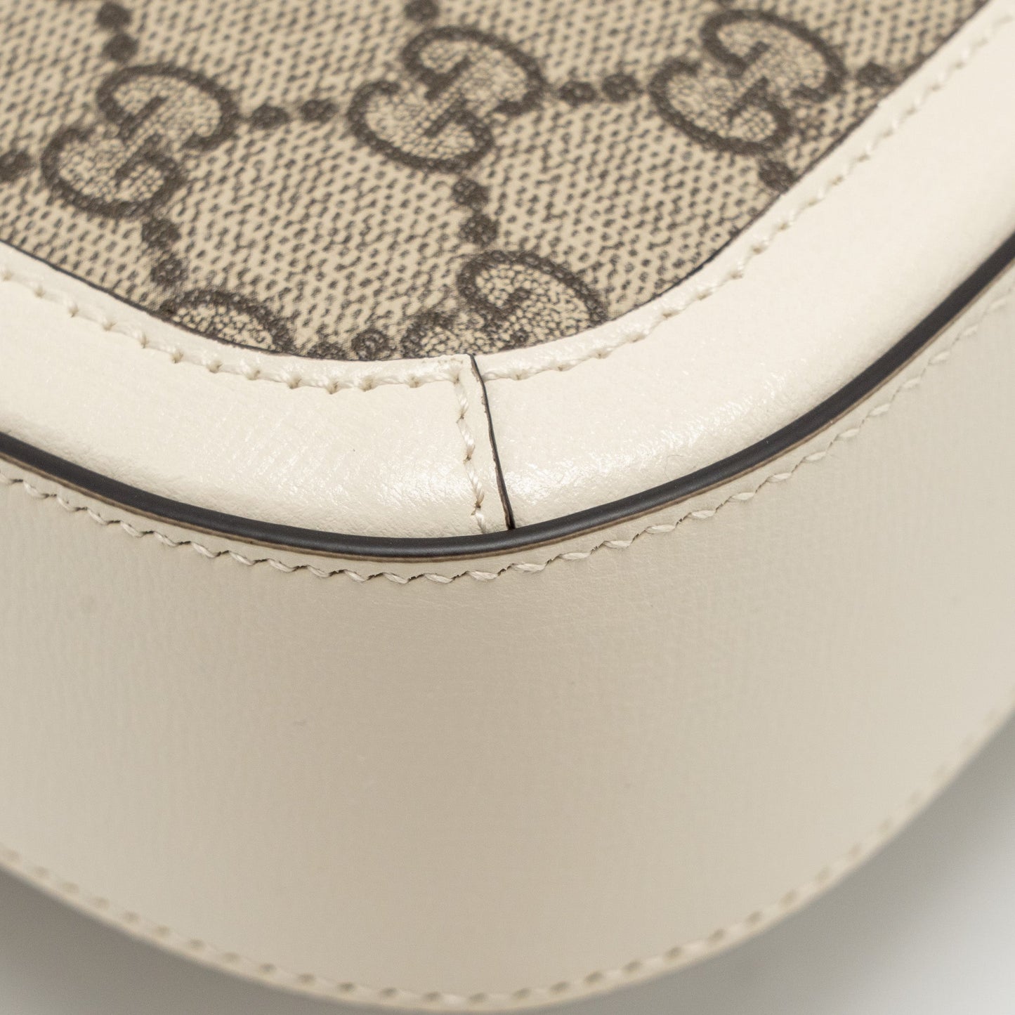 Gucci Mini Horsebit 1955 Bag GG Supreme Canvas/Leather White/Multicolour