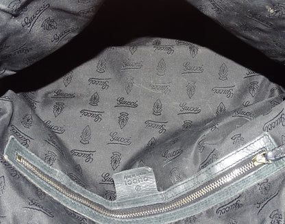 Gucci Hysteria Shoulder Bag Dark Green Leather GH