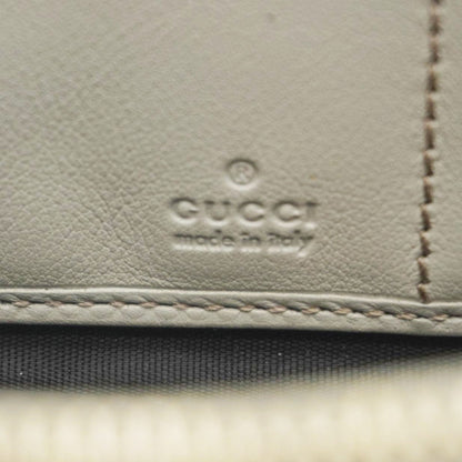GUCCI GG Canvas Zippy Wallet White 323397