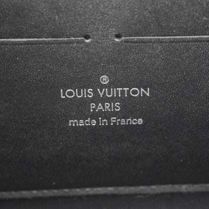 LOUIS VUITTON Twist Splash Print Leather Chain Wallet Shoulder Bag Black