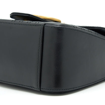 Gucci GG Marmont Mini Top Handle Bag Black