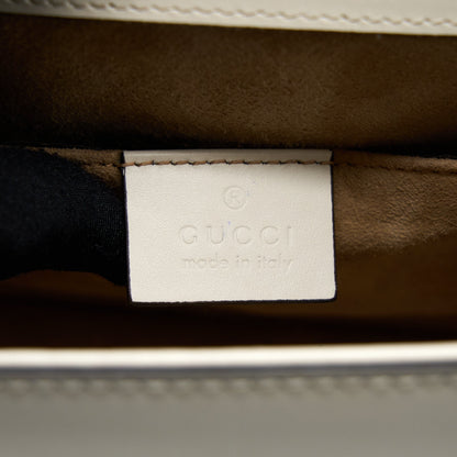 Gucci Mini Sylvia Top Handle Bag White