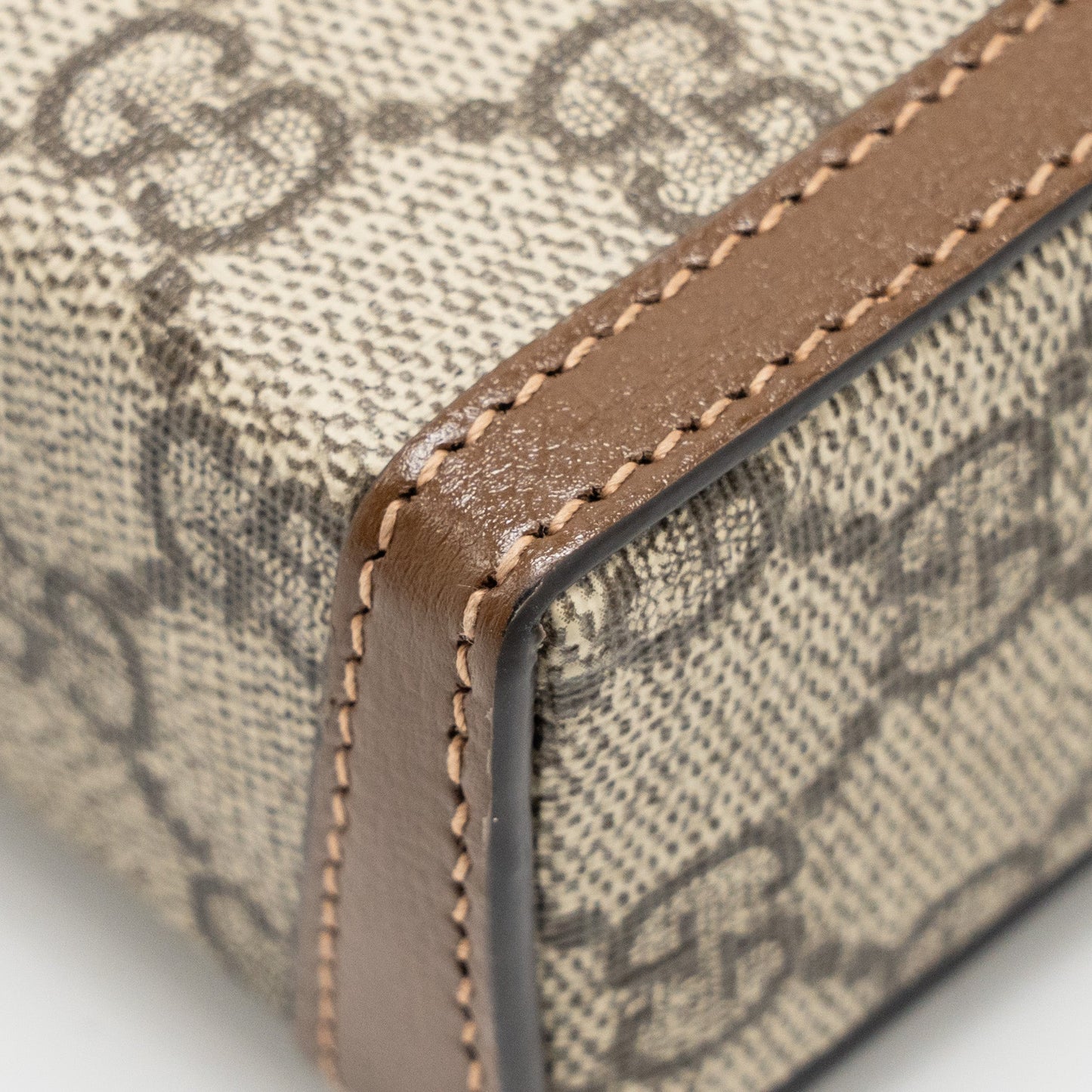 Gucci Horsebit 1955 Mini Bag GG Supreme Canvas Beige/Dark Brown