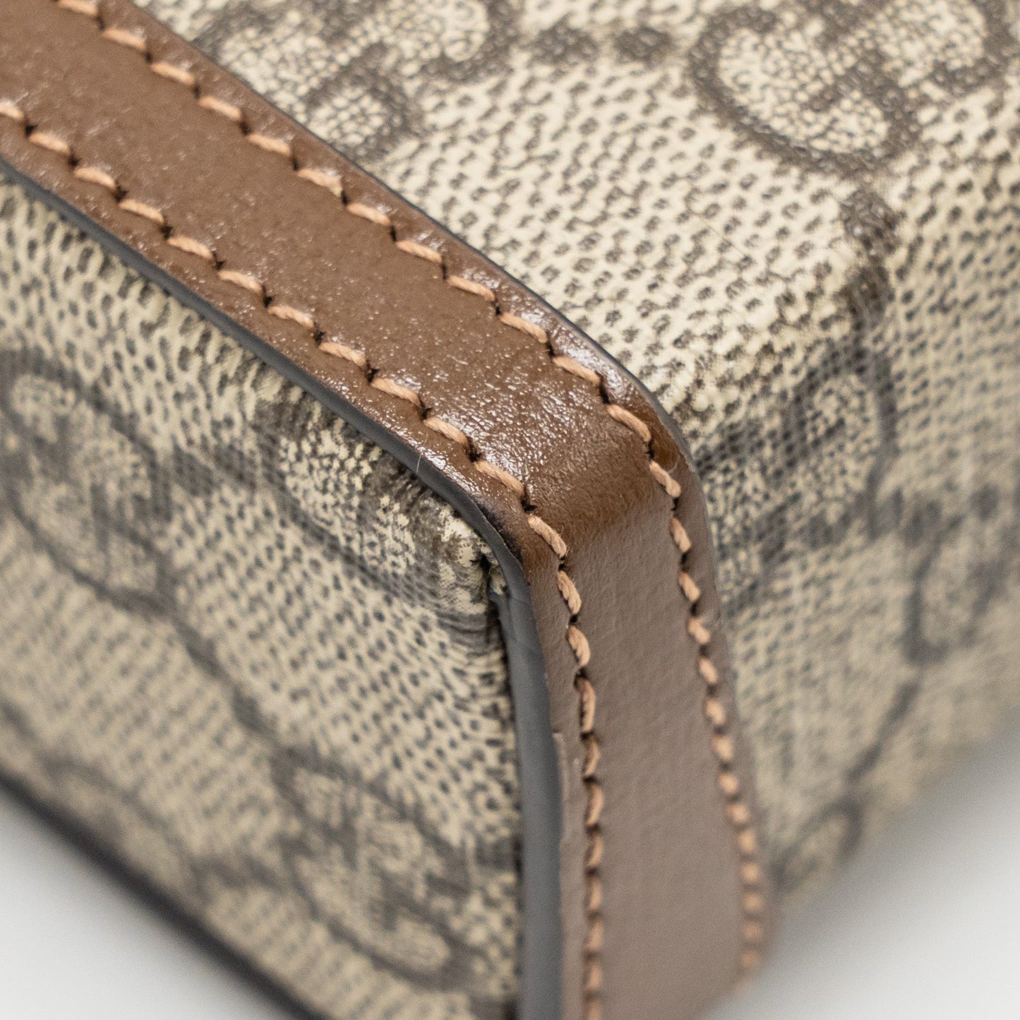 Gucci Horsebit 1955 Mini Bag GG Supreme Canvas Beige/Dark Brown