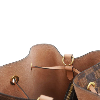 LOUIS VUITTON Neonoe MM Damier Ebene Shoulder Bag Brown