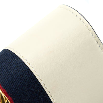 Gucci Sylvie Mini Chain Bag Calfskin White