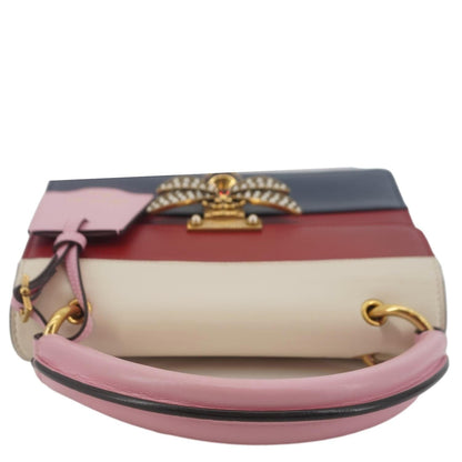 GUCCI Queen Margaret Bee Blind For Love Leather Shoulder Bag Multicolor 476541