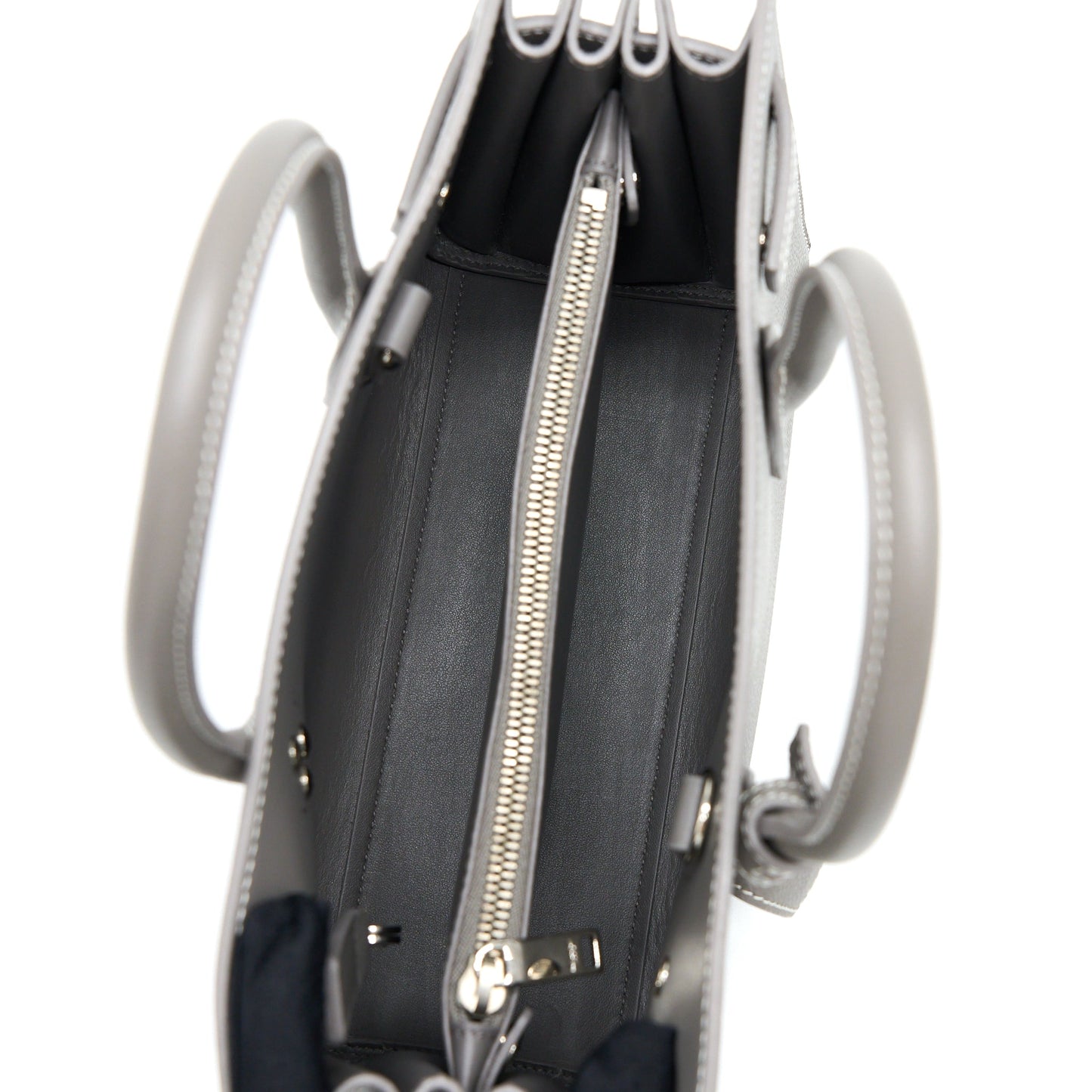 Saint Laurent Baby Sac De Jour Calfskin Grey SHW