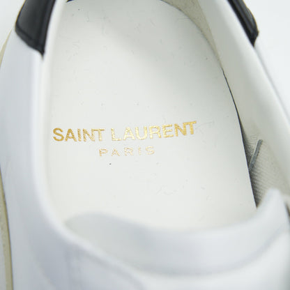 Saint Laurent Size 37 Court Classic Low Top Leather Sneakers