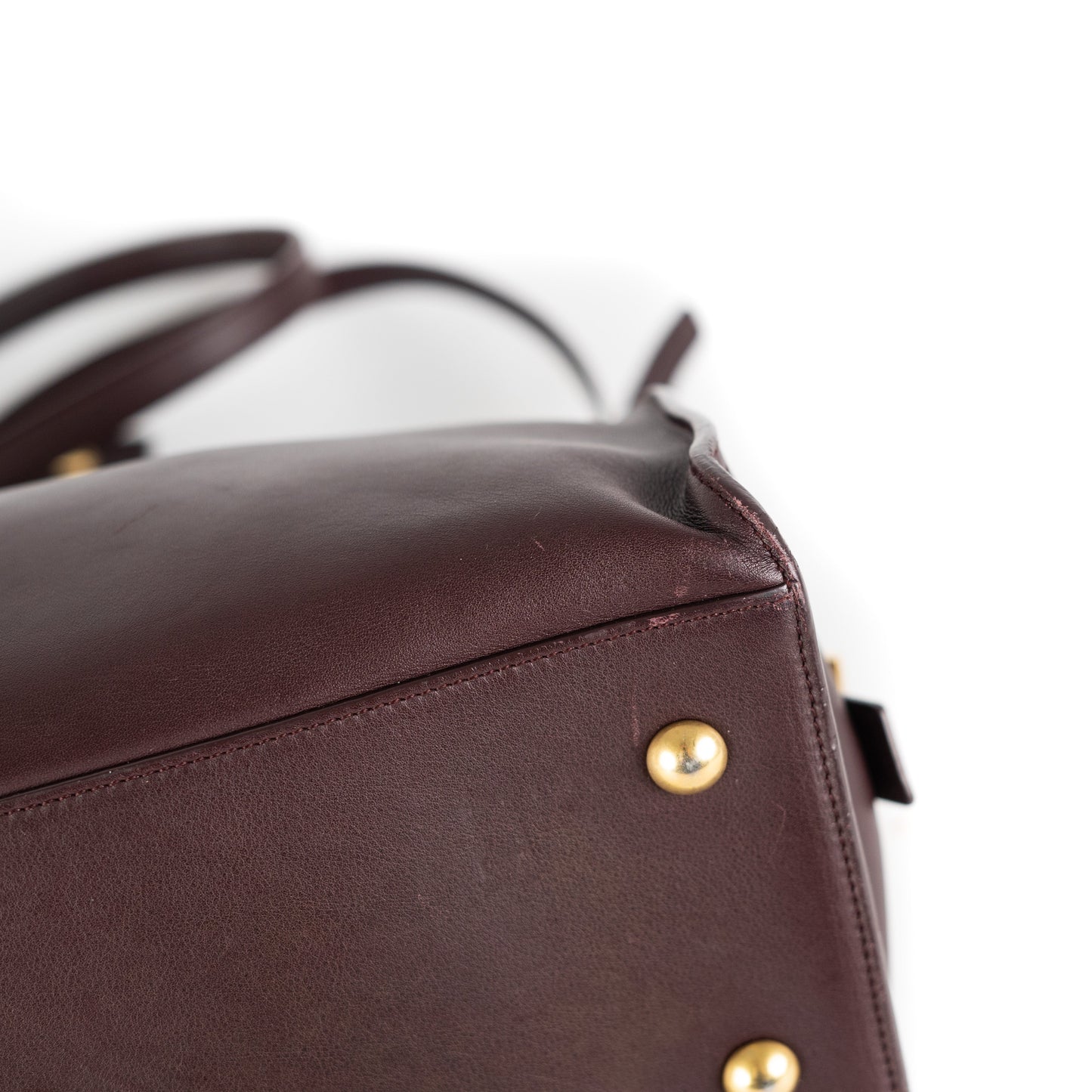 Saint Laurent Small Cabas Bag Brown