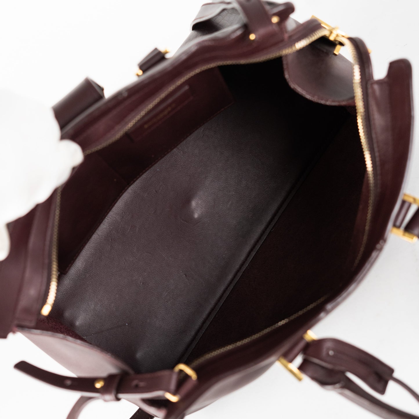 Saint Laurent Small Cabas Bag Brown