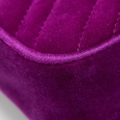 Gucci Mini Marmont Bag Velvet Purple
