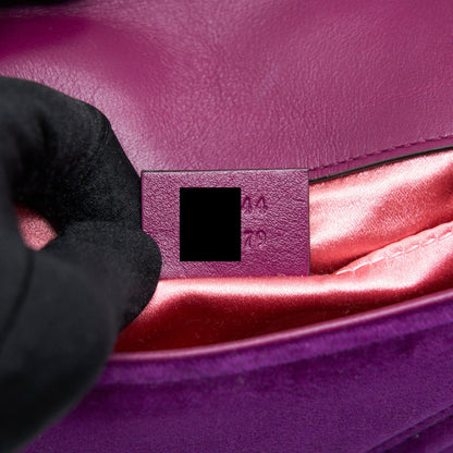 Gucci Mini Marmont Bag Velvet Purple