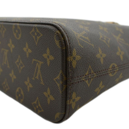 LOUIS VUITTON Luco Monogram Canvas Tote Bag Brown