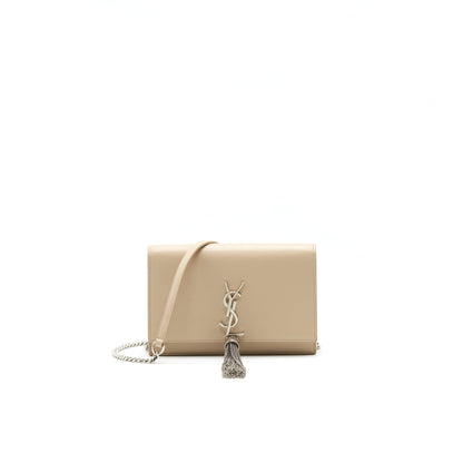 SAINT LAURENT / YSL KATE CHAIN WALLET IN BEIGE SHW