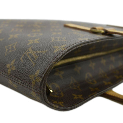 LOUIS VUITTON Luco Monogram Canvas Tote Bag Brown