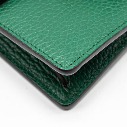 Gucci super mini Dionysus calfskin green