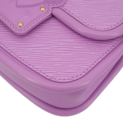 LOUIS VUITTON Hide and Seek Epi Leather Crossbody Bag Lilas Provence