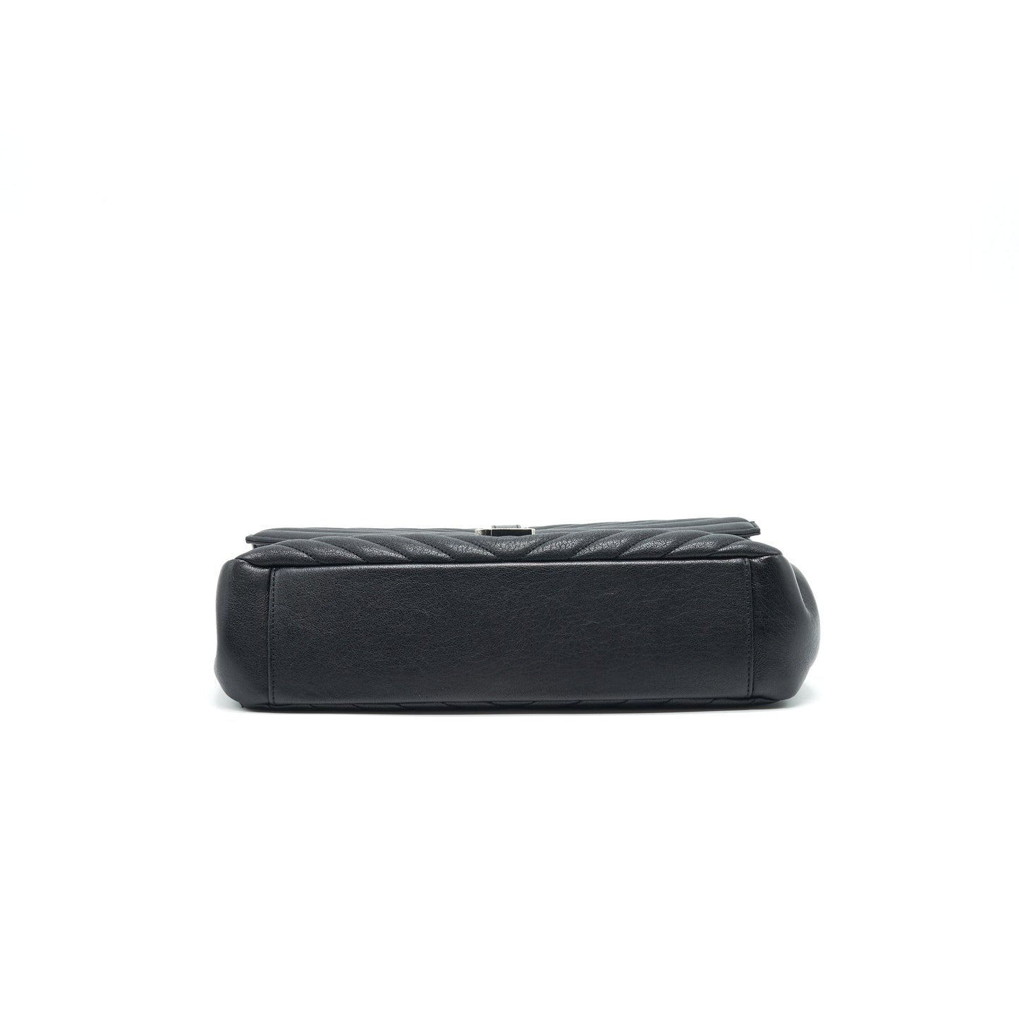 SAINT LAURENT / YSL COLLEGE IN MATELASSE LEATHER BLACK