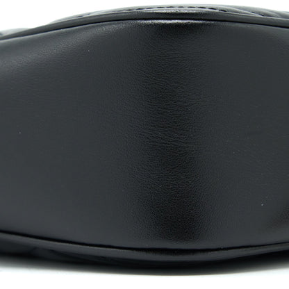 Gucci GG Marmont Camera Shoulder Bag Calfskin Black Brushed