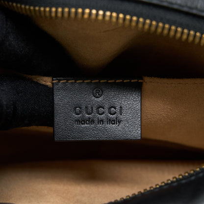 Gucci GG Marmont Camera Shoulder Bag Calfskin Black Brushed