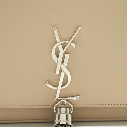 SAINT LAURENT / YSL KATE CHAIN WALLET IN BEIGE SHW