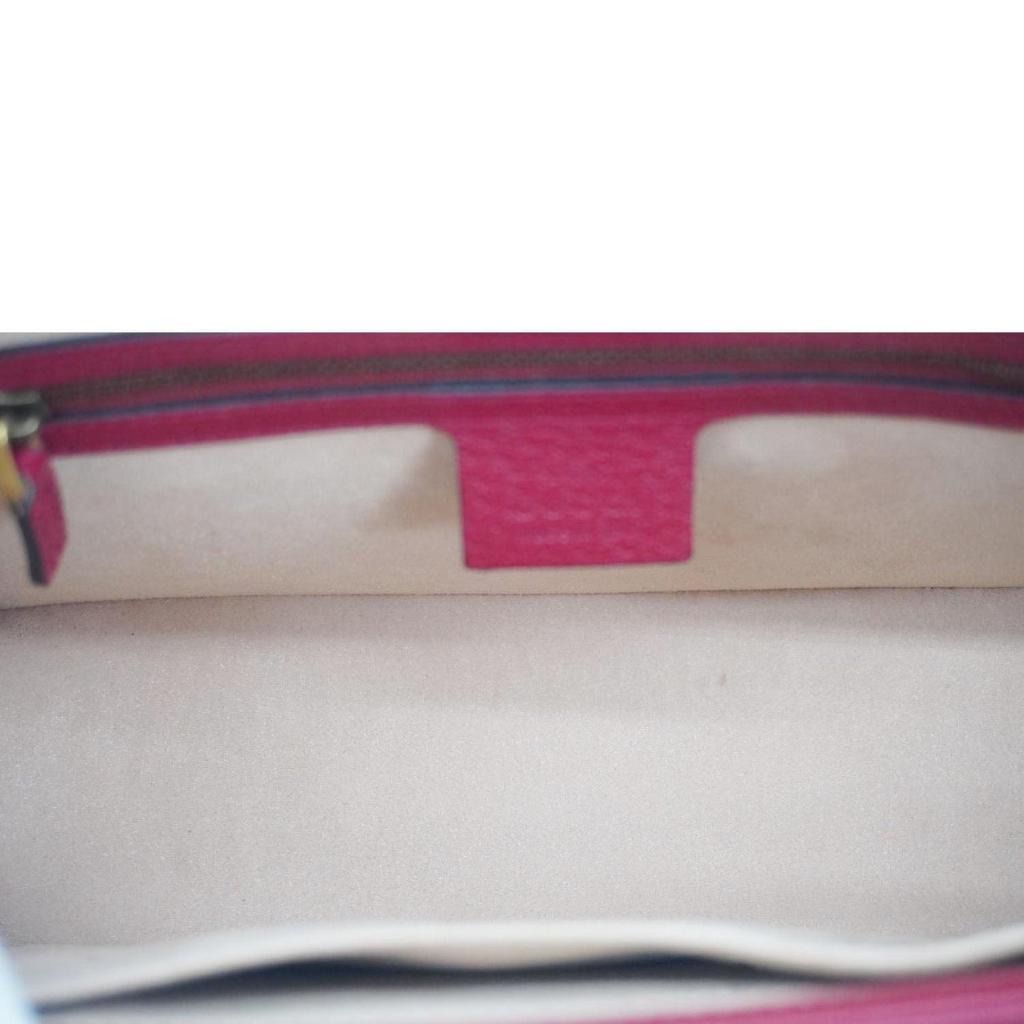 GUCCI Queen Margaret Bee GG Supreme Canvas Shoulder Bag Red 476541