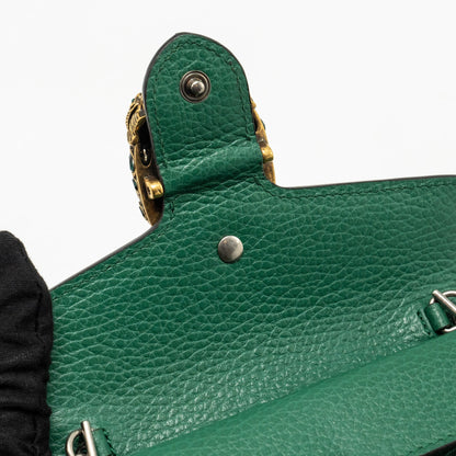 Gucci super mini Dionysus calfskin green