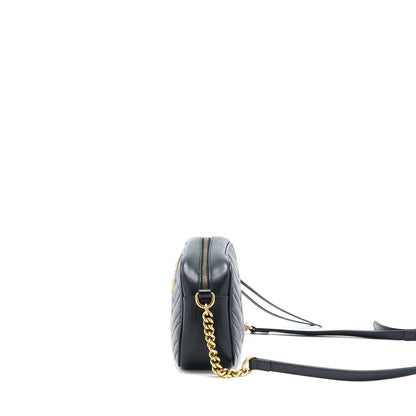 Gucci GG Marmont Camera Bag Black Brushed