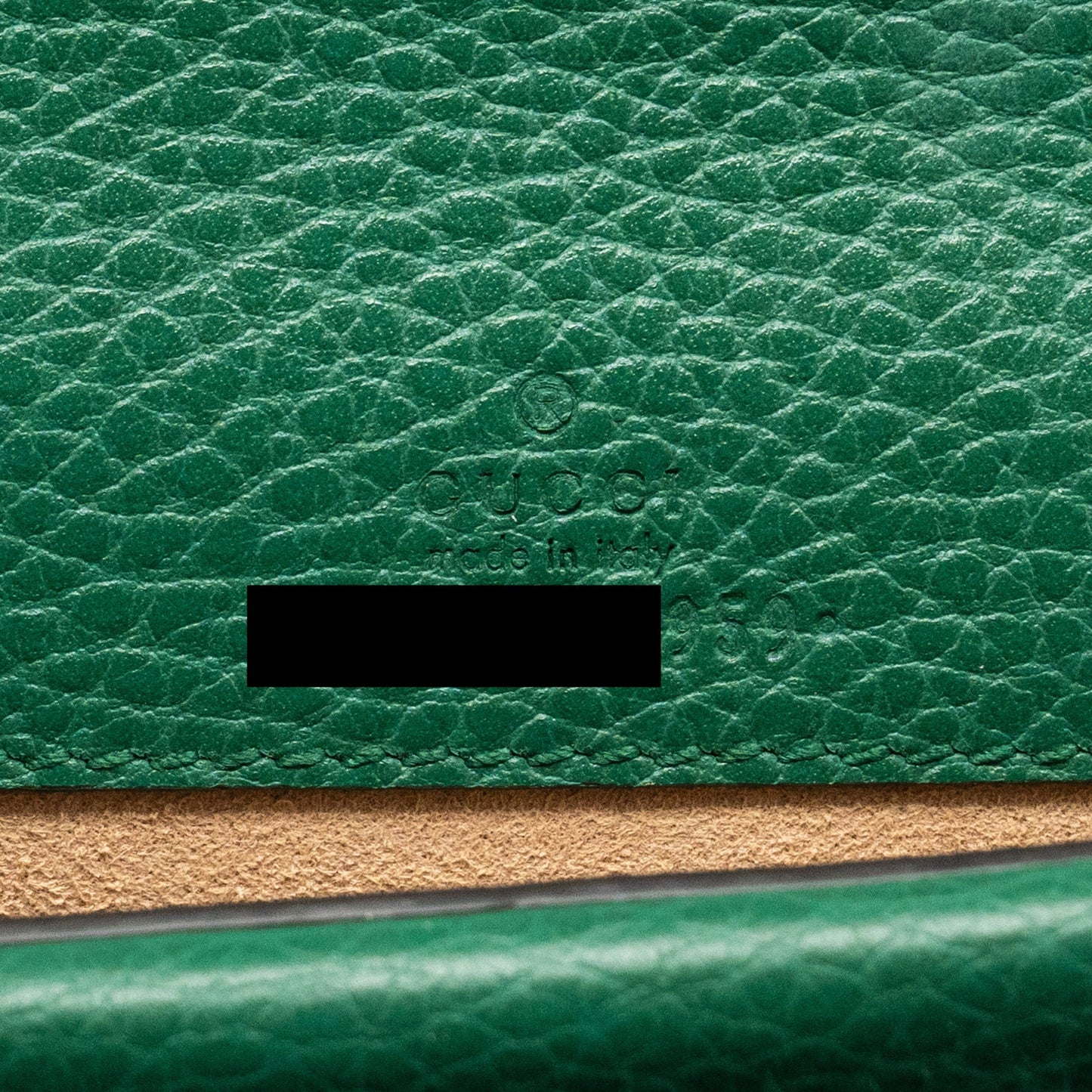 Gucci super mini Dionysus calfskin green