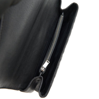 SAINT LAURENT / YSL COLLEGE IN MATELASSE LEATHER BLACK