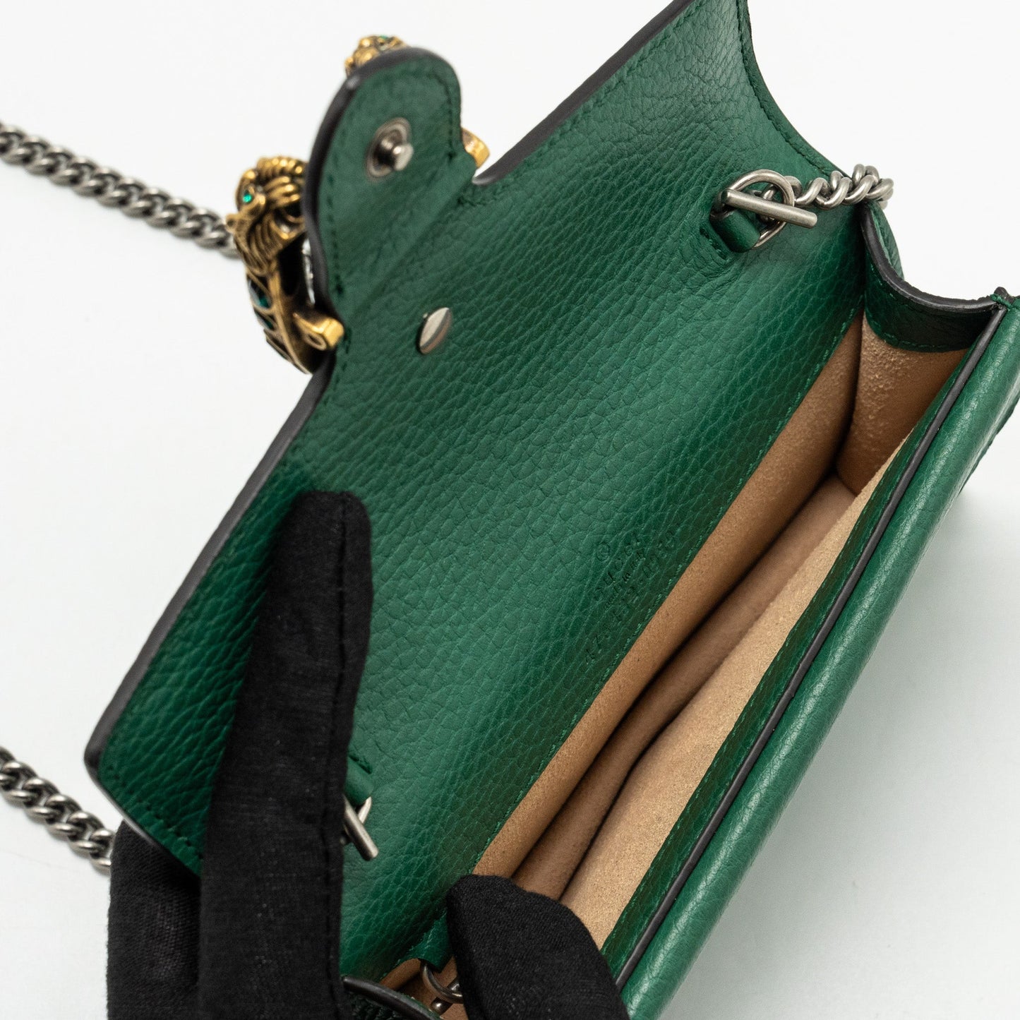 Gucci super mini Dionysus calfskin green