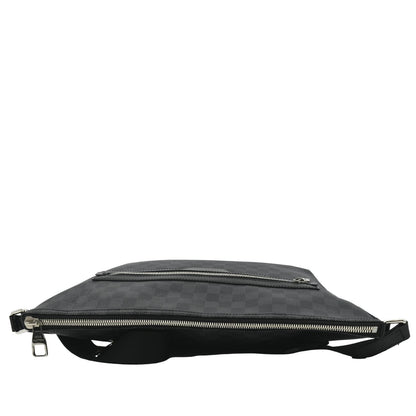 LOUIS VUITTON Mick Damier Graphite Messenger Crossbody Bag Black