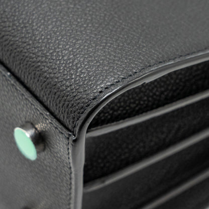 Saint Laurent Sac De Jour grained calfskin black SHW