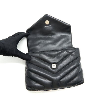 Saint Laurent lou lou Toy Bag Black SHW