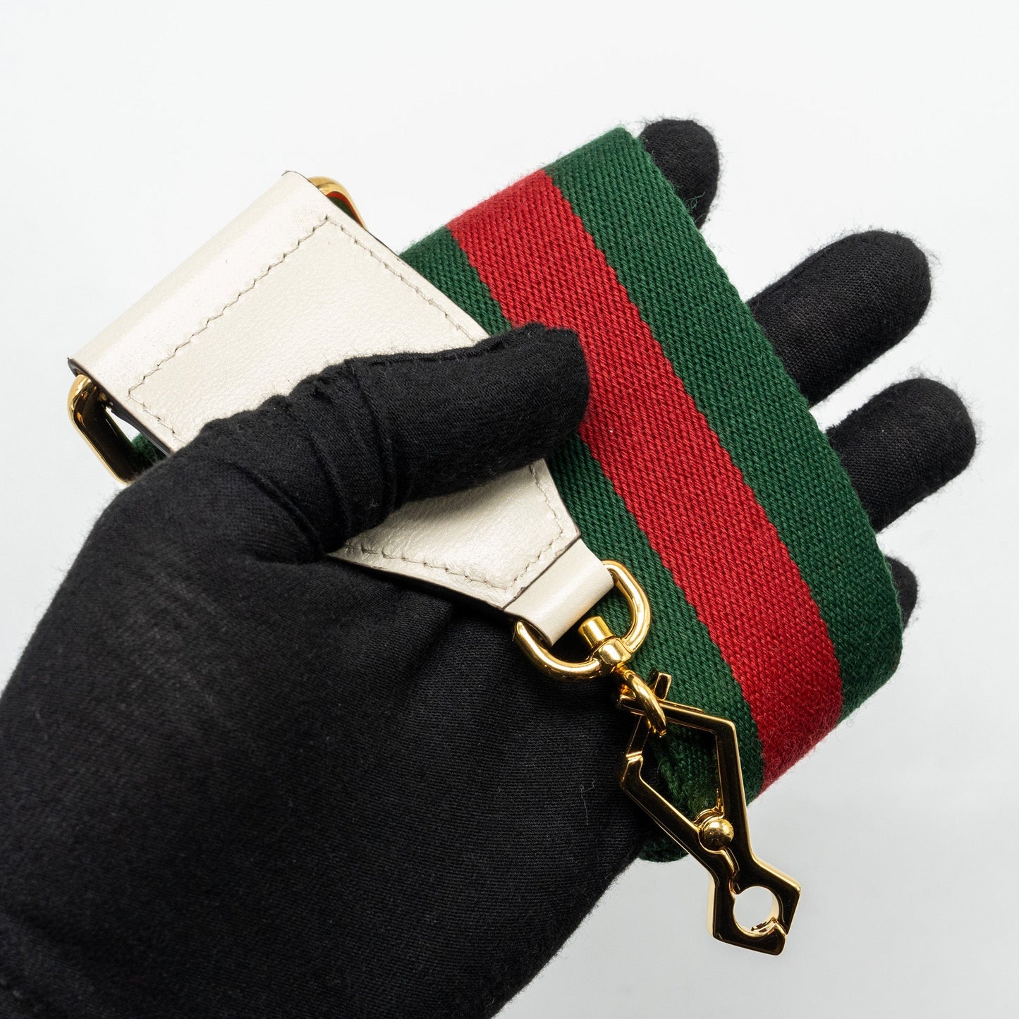 GUCCI Mini Hoursebit 1955 Bag GG Supreme Canvas/Leather